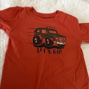 Garanimals Kids Orange Graphic T-Shirt with Monster Truck